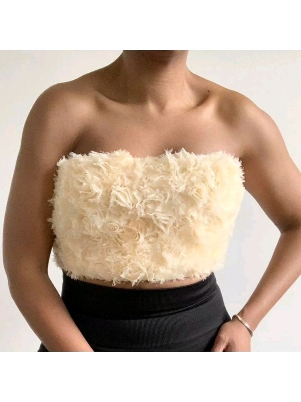 NWT Zara Limited Edition New York City Ballet Strapless Top, Size M - Picture 5 of 11